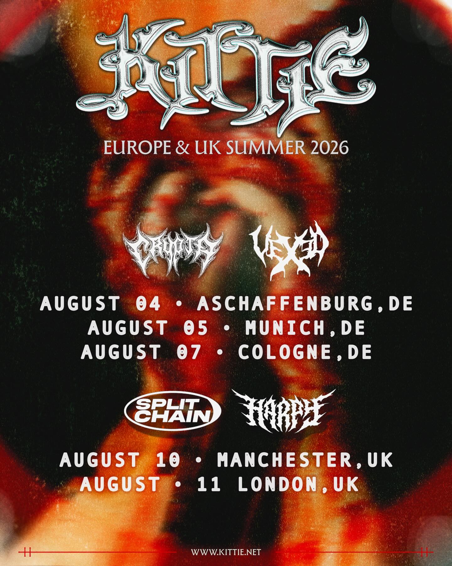 Split Chain FLOWERS TOUR Tour Poster 2026